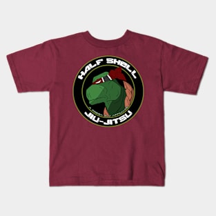 Half Shell BJJ - Red Kids T-Shirt